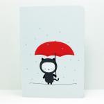 Raining Kitty Pocket Notebook